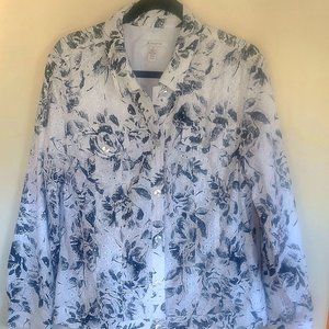 JM Collection NWT eyelet Black White Jacket Sz 16